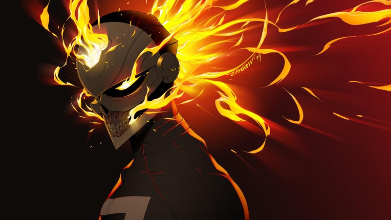 ghost rider, superheroes, hd, artist, artwork, digital art, deviantart