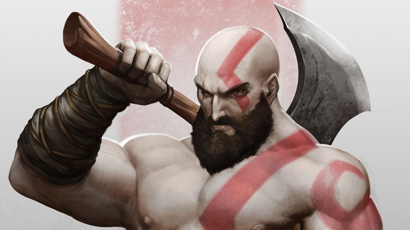 kratos, god of war 4, god of war, games, ps games, hd, artwork, artist, digital art, deviantart