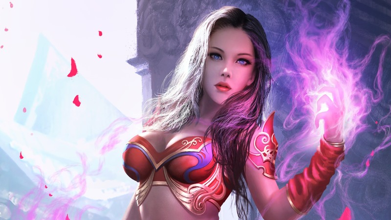 fantasy girls, artist, artwork, digital art, hd, 4k