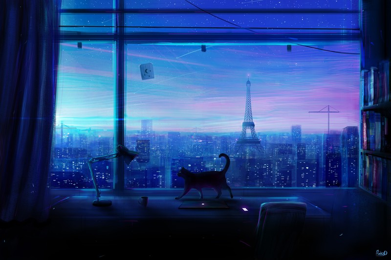cat, animals, artist, artwork, digital art, hd, deviantart, 4k