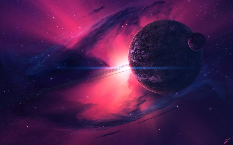 nebula, planet, artist, artwork, digital art, hd, deviantart