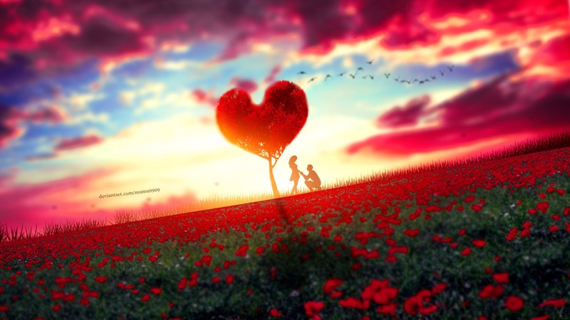 love, couple, heart, artist, artwork, digital art, hd, deviantart