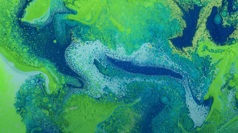 abstract, shapes, hd, 4k, 5k, green