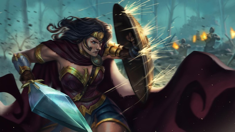 wonder woman, hd, superheroes, artist, artwork, digital art, deviantart