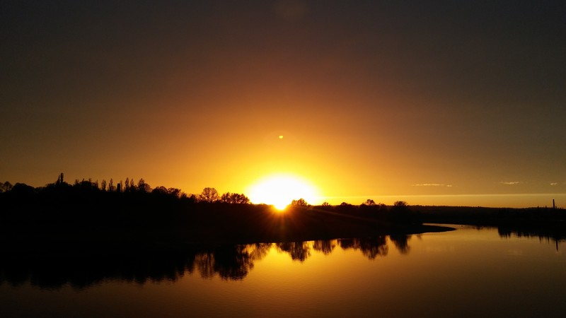 sunset, evening, nature, hd, 4k
