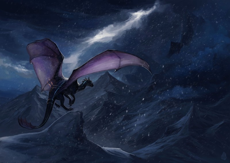 dragon, artist, artwork, digital art, hd, 4k