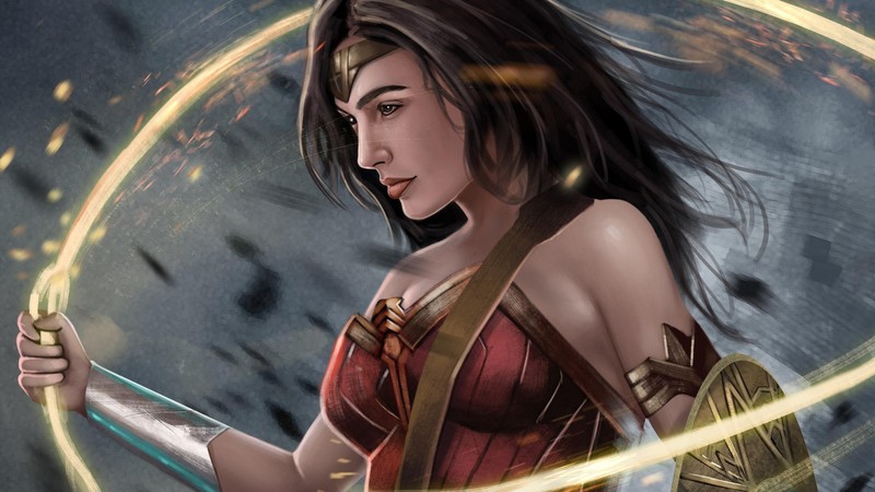 wonder woman, hd, superheroes, artist, artwork, digital art, deviantart