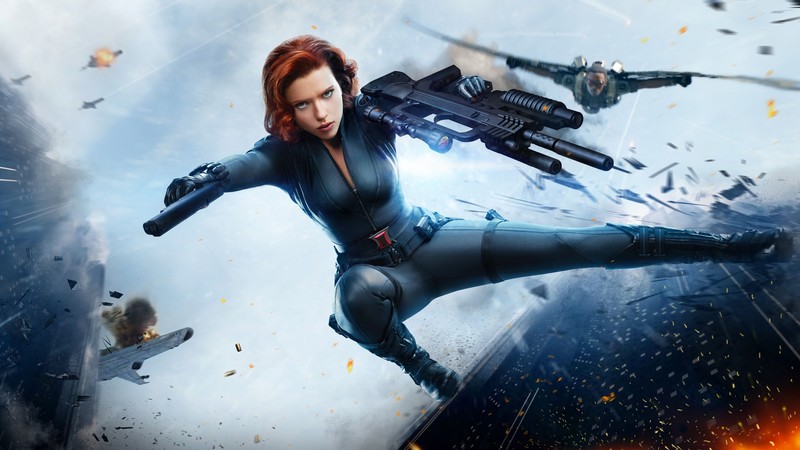 scarlett johansson, superheroes, black widow, hd, 4k