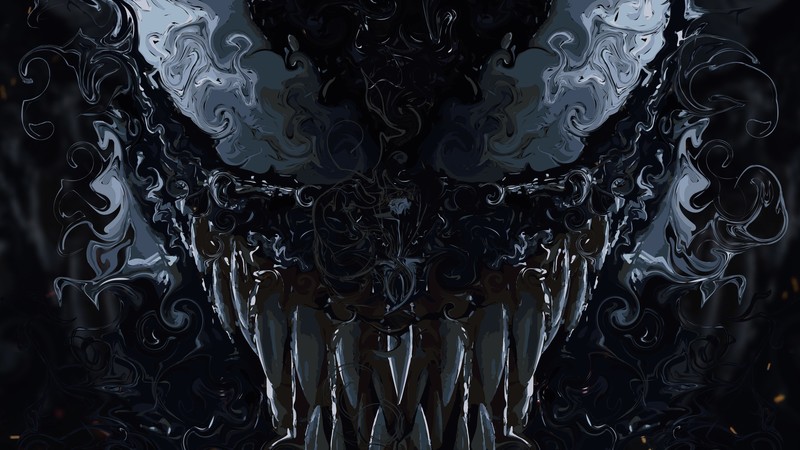 venom, hd, supervillain, digital art, artwork, art, behance