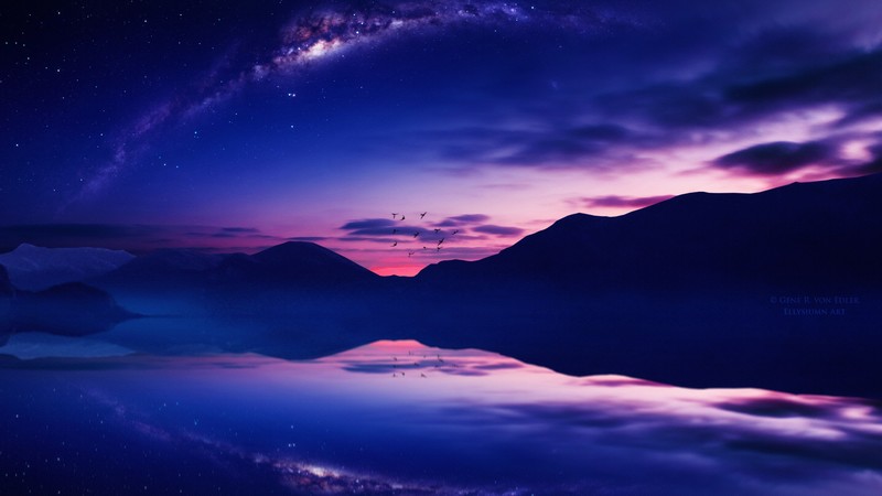 photoshop, twilight, nature, hd, 4k, deviantart