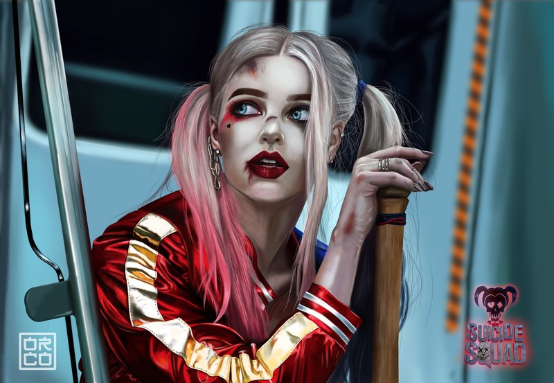 harley quinn, hd, 4k, 5k, artwork, artist, supervillain, superheroes, digital art