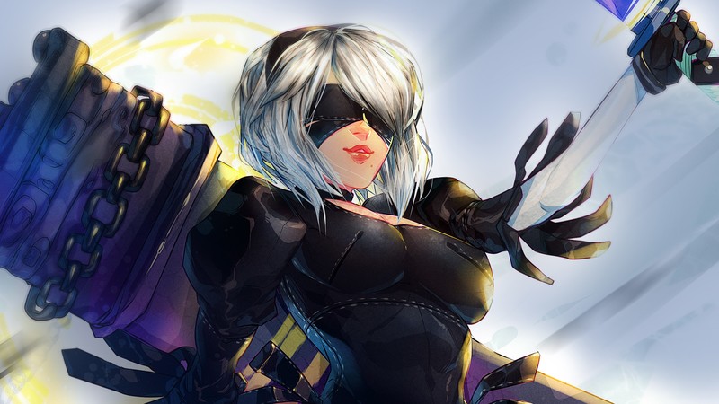 nier automata, games, hd, artist, artwork, digital art, deviantart