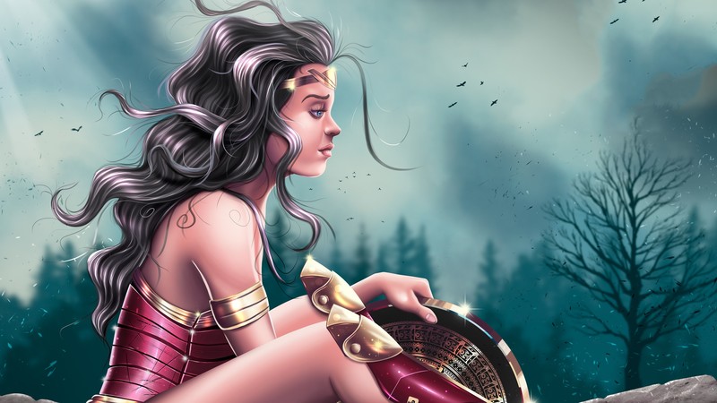 wonder woman, hd, superheroes, artist, artwork, digital art, behance