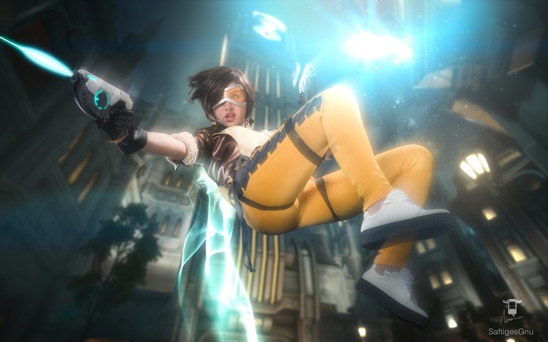 tracer overwatch, overwatch, games, xbox games, ps games, pc games, 2018 games, hd, cosplay, 4k, deviantart