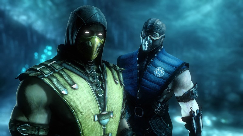 sub zero, scorpion, mortal kombat, games, hd, 4k, deviantart HD Wallpaper