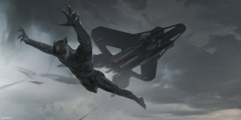 black panther, superheroes, artist, artwork, digital art, hd