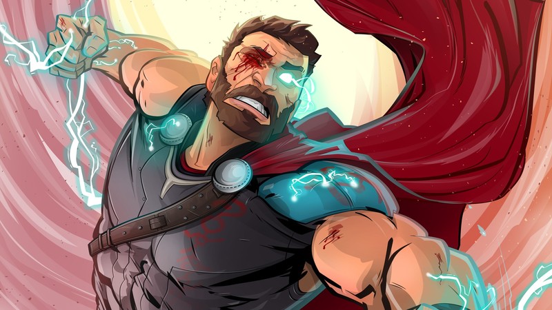thor, hd, superheroes, artwork, digital art, deviantart