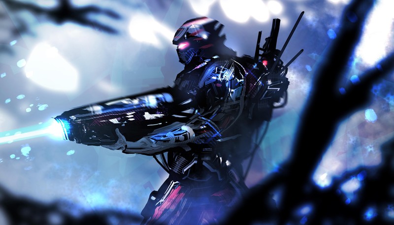scifi, artist, artwork, digital art, hd, 4k, deviantart, robot