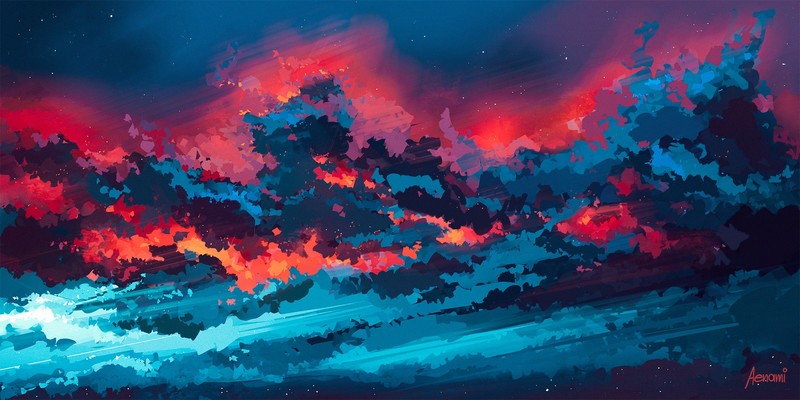 artist, artwork, digital art, hd, clouds, artstation