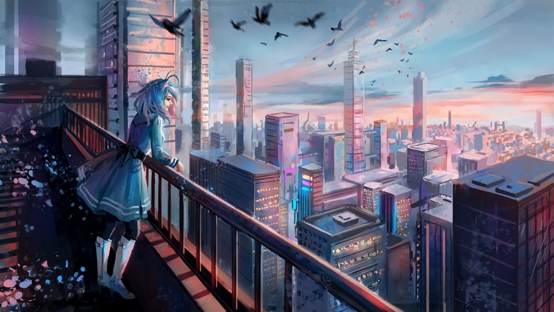 cityscape, artist, artwork, digital art, hd, 4k, deviantart