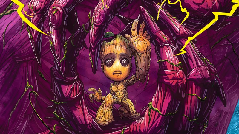 baby groot, superheroes, hd, 4k