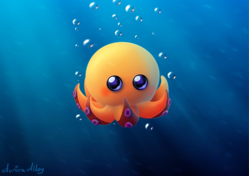 octopus, artist, artwork, digital art, deviantart