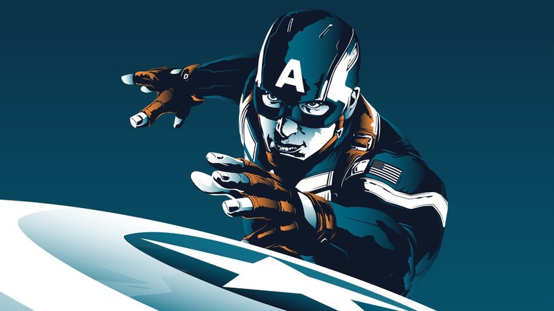 captain america, hd, superheroes, artwork