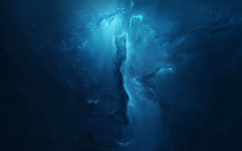nebula, digital universe, hd, 4k, deviantart