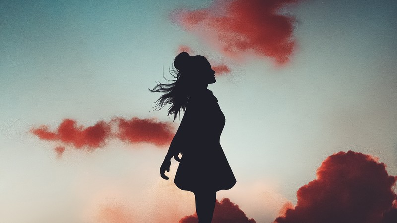 silhouette, joy, photography, hd, 4k