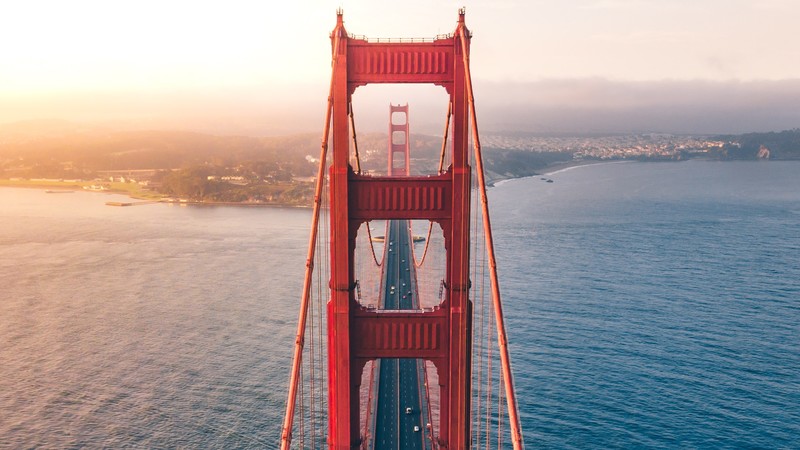 golden gate bridge, landscape, nature, hd