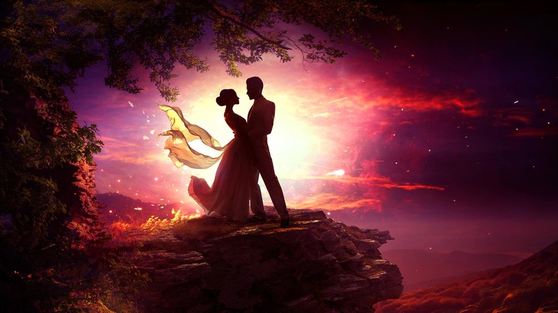 love, dancing, couple, artist, artwork, digital art, hd, deviantart