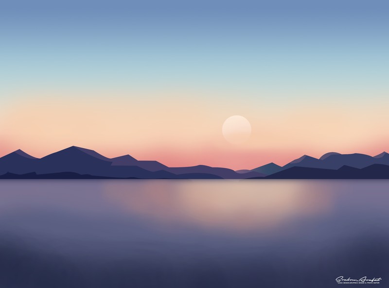 landscape, illustration, artist, artwork, digital art, hd, behance