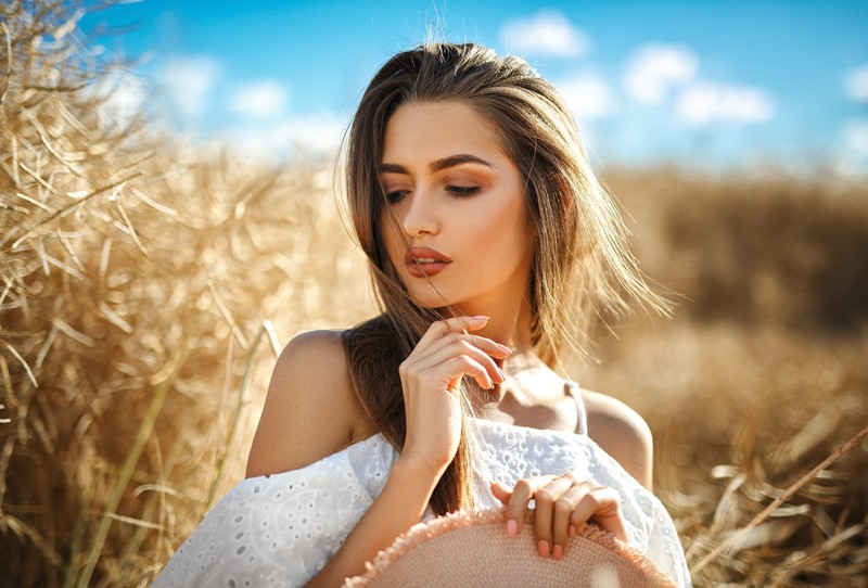 girls, model, field, hd, 4k, 5k, portrait
