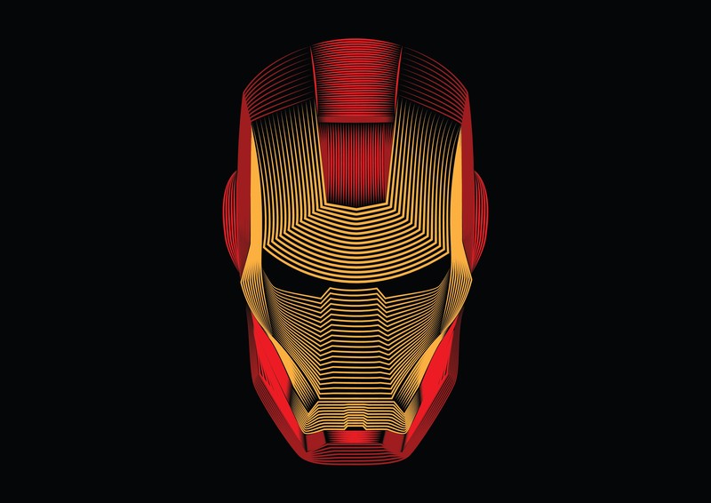 iron man, hd, 4k, superheroes, digital art, artwork, minimalism
