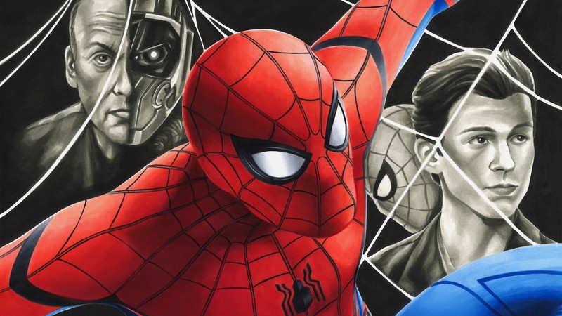 spiderman homecoming, spiderman, superheroes, artist, artwork, digital art, hd, 4k, behance