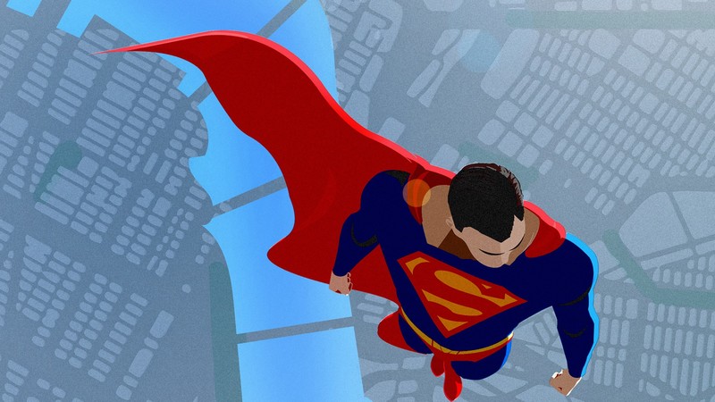 superman, superheroes, artist, artwork, digital art, hd, minimalism, minimalist, dribbble