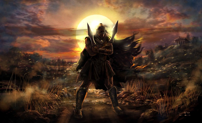 warrior, artist, artwork, digital art, hd, 4k, 5k, deviantart