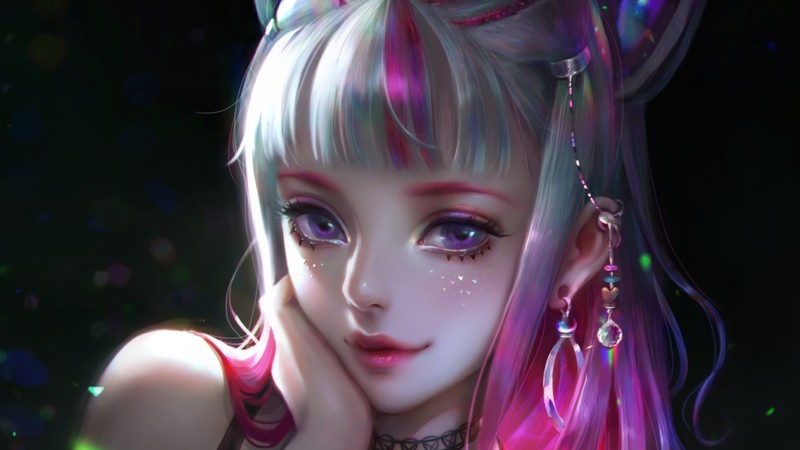 fantasy girls, anime, artist, artwork, digital art, hd
