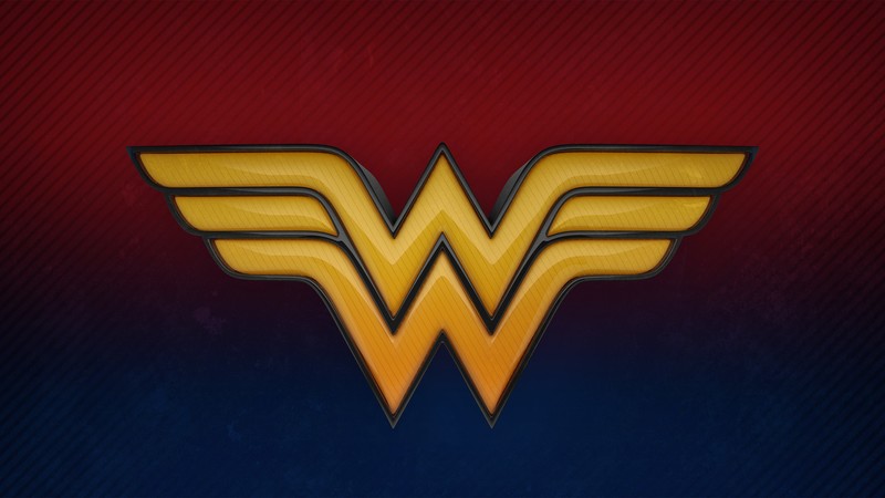 wonder woman, logo, superheroes, 3d, hd, 4k