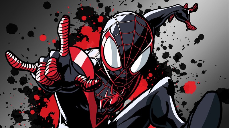 spiderman into the spider verse, spiderman, hd, superheroes, artwork, artist, digital art