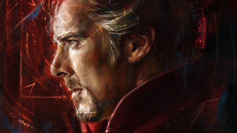 doctor strange, hd, superheroes, digital art, artwork, behance