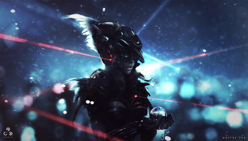 scifi, warrior, artist, artwork, digital art, hd, deviantart