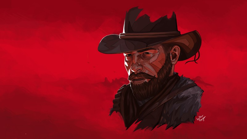 red dead redemption 2, games, artwork, hd, behance, 4k