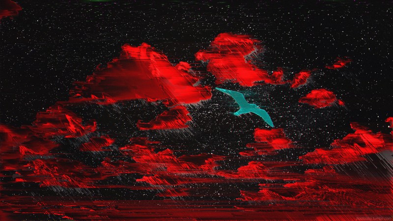 abstract, artist, artwork, digital art, red, dark, hd, 4k, glitch