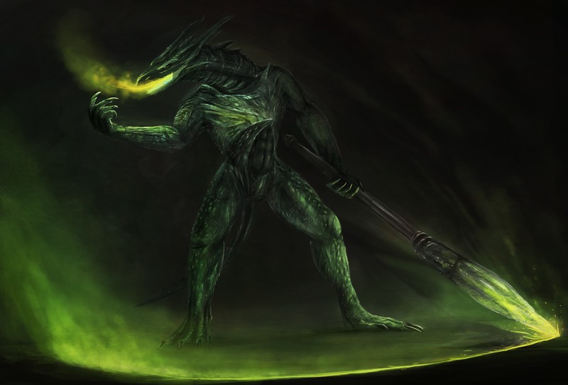artist, artwork, monster, digital art, hd, 4k