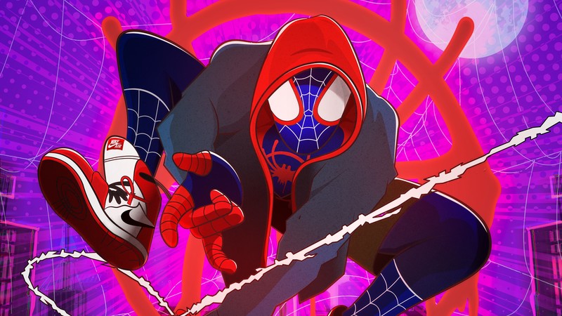 spiderman into the spider verse, spiderman, hd, 4k, superheroes, artwork, artist, digital art, behance