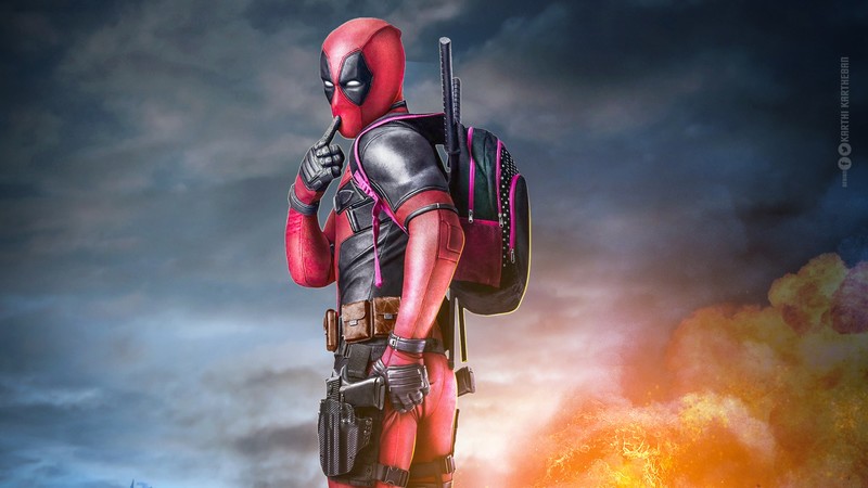 deadpool, hd, superheroes, artwork, digital art, behance