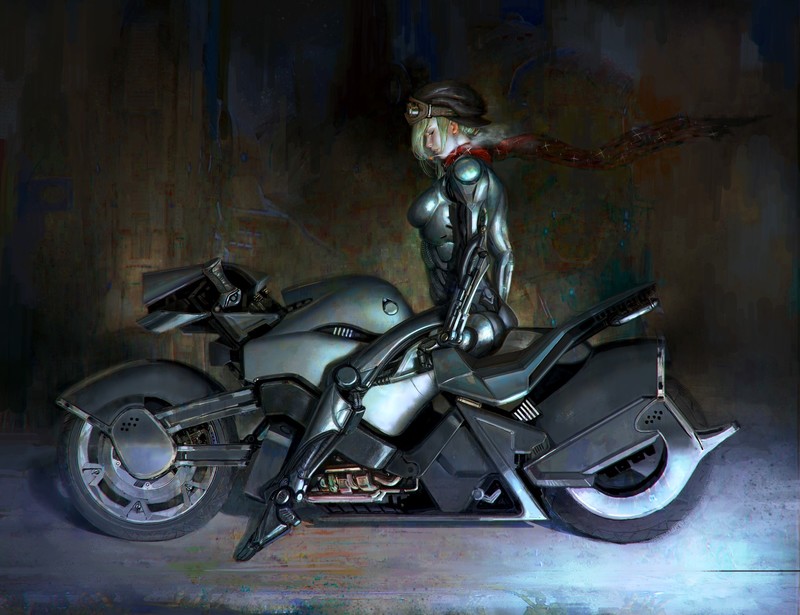 artist, artwork, hd, digital art, biker