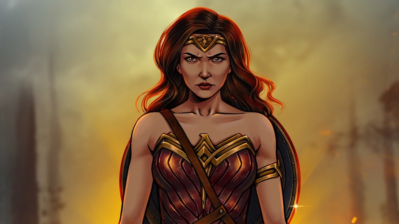 wonder woman, hd, superheroes, artist, artwork, digital art, behance
