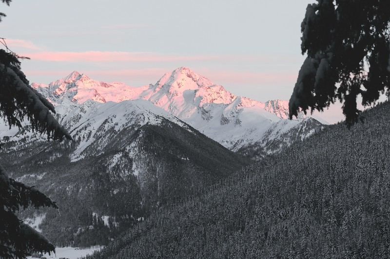 snow, mountains, nature, hd, 4k